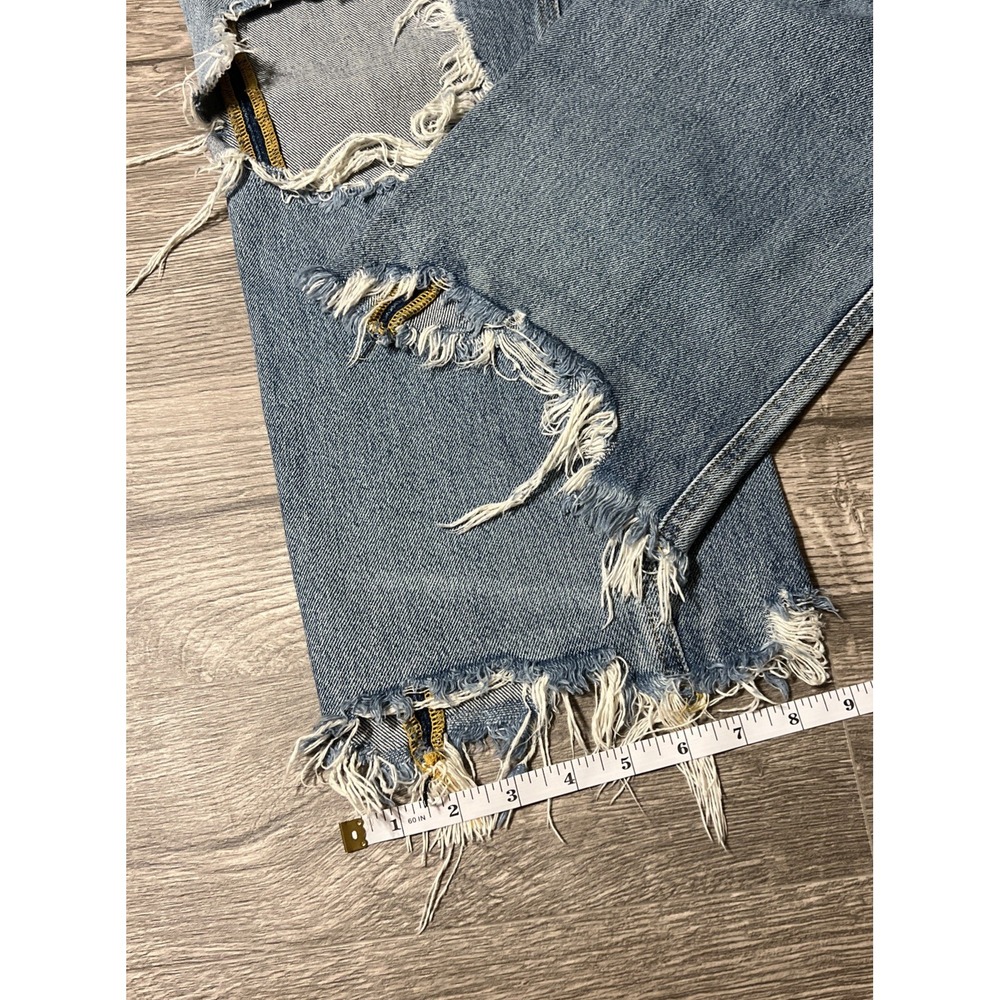 We The Free Maggie High Rise Cropped Straight Leg Distressed Jean SZ 31 (33x27) - Picture 8 of 10